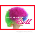 Hair Wig Synthetic Football Fan Wigs Afro Wave Wigs 120g Hair Wig